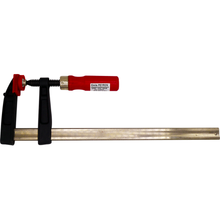 Serre-joint à manche bois 80mm x 500mm