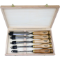 Coffret de 5 ciseaux de sculpteur Coffret de 5 ciseaux de sculpteur