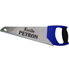 Scie égoïne professionnelle Émile Peyron avec denture trempée longue durée.