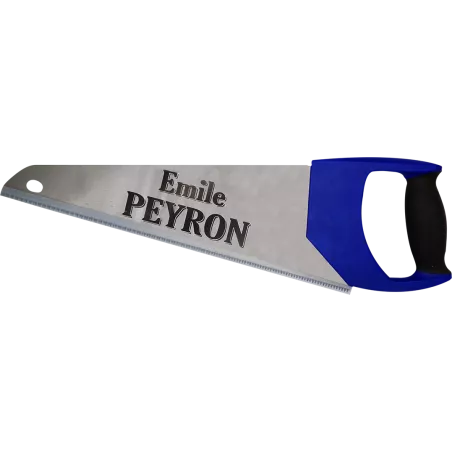 Scie égoïne professionnelle Émile Peyron avec denture trempée longue durée.