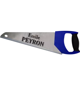 Scie égoïne professionnelle Émile Peyron avec denture trempée longue durée.