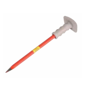 Outillage Emile PEYRON Pointerolle broche de maçon avec poignée pare-coups (250x16 mm)