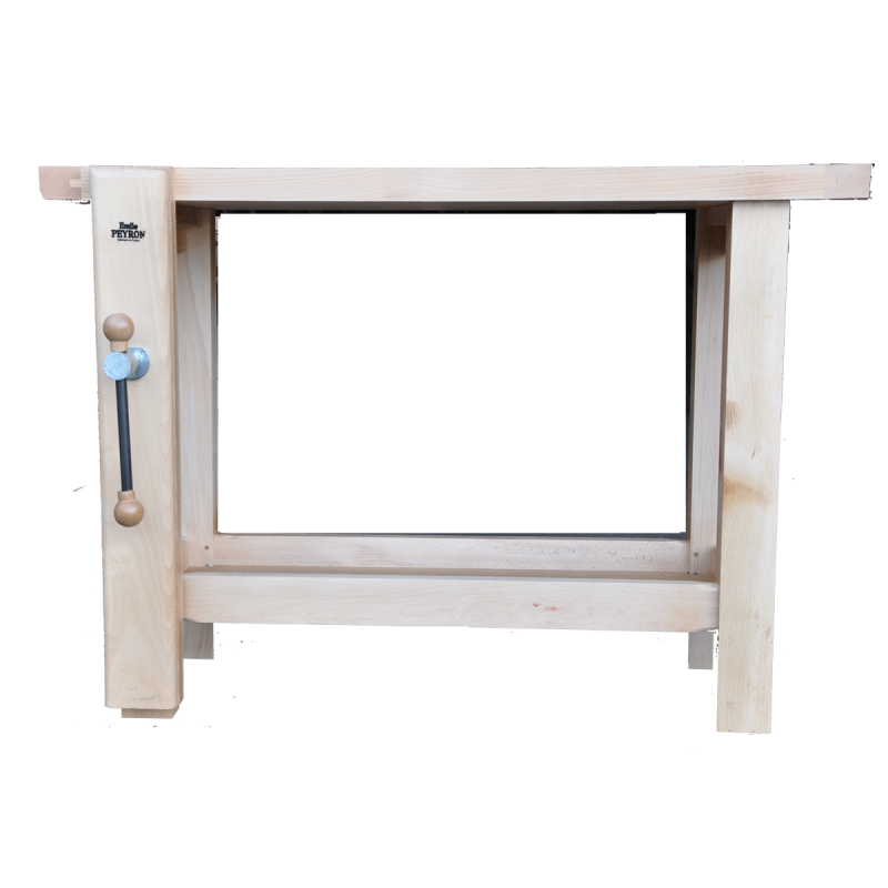 Etabli de menuisier (plateau 125x40 cm épaisseur 5 cm)