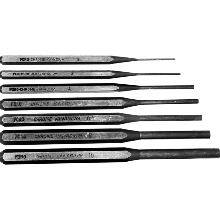 Chasse goupilles jeu de 7 outils - Emile Peyron