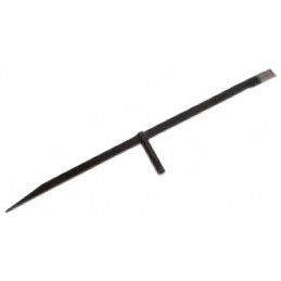 Grande Bisaigue de charpentier française avec bédane