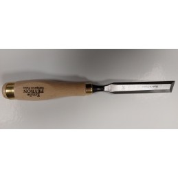 Ciseau de sculpteur 20mm manche bois laitonné | Emile Peyron outillage