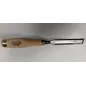 Ciseau néron de sculpteur 20 mm lame oblique à gauche – Manche charme virolé Émile Peyron
