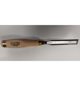 Ciseau de sculpteur 20mm manche bois laitonné | Emile Peyron outillage