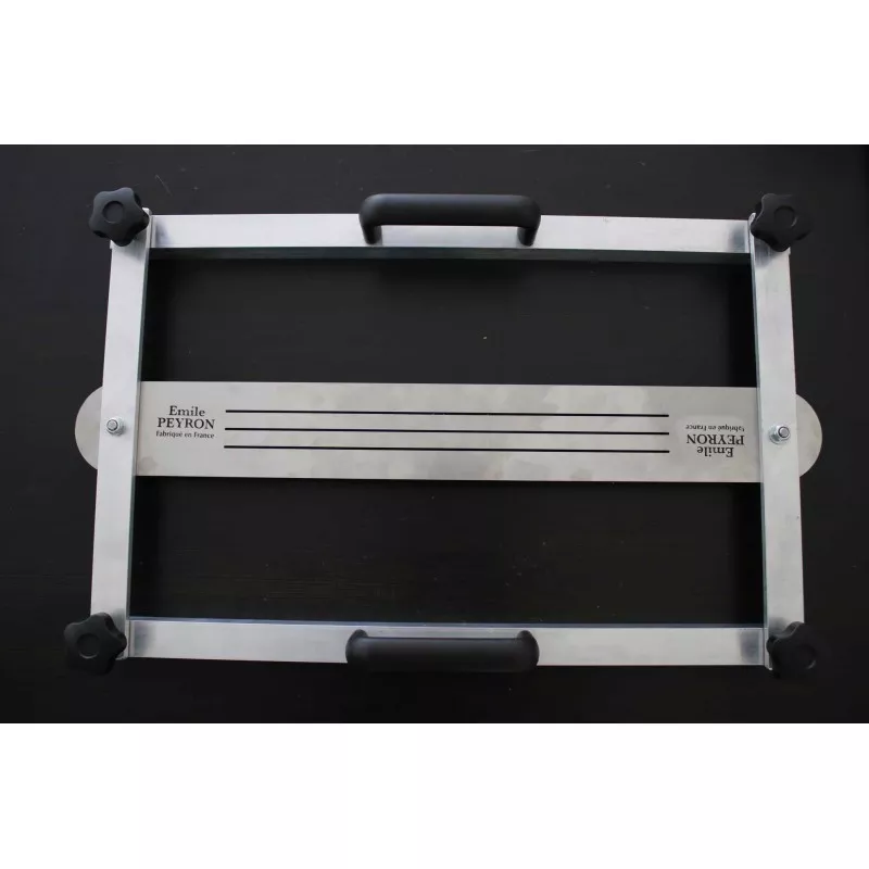 Grenouille de charpentier pour mortaise 40 mm – Gabarit de traçage aluminium et inox Émile Peyron