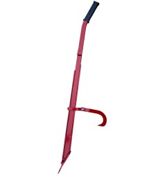 Levier d'abattage robuste avec crochet tourne-bille