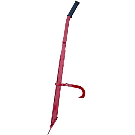 Levier d'abattage robuste avec crochet tourne-bille