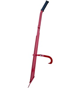 Levier d'abattage robuste avec crochet tourne-bille