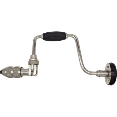 Vilebrequin de charpente professionnel - Mandrin 3 mors auto-serrant