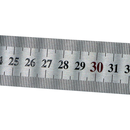 Réglet Inox Rigide 50 cm