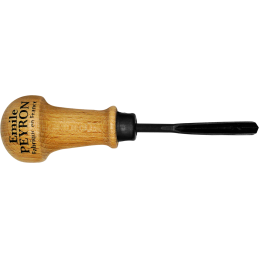 Gouge de sculpteur en V 8mm| Outillage Emile Peyron