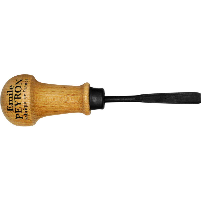 Gouge de sculpteur demi-creuse 8mm