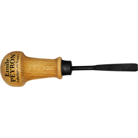Gouge de sculpteur demi-creuse 8mm | Outillage Emile Peyron