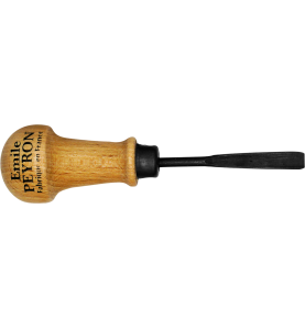 Gouge de sculpteur demi-creuse 8mm | Outillage Emile Peyron