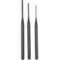 Jeu de 3 chasse-goupilles 2, 3 et 4 mm – Corps hexagonal en acier Chrome-Vanadium