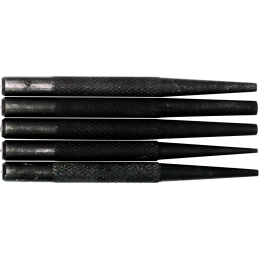 Outillage Emile PEYRON Chasse pointe cylindrique moleté (jeu de 5 outils)