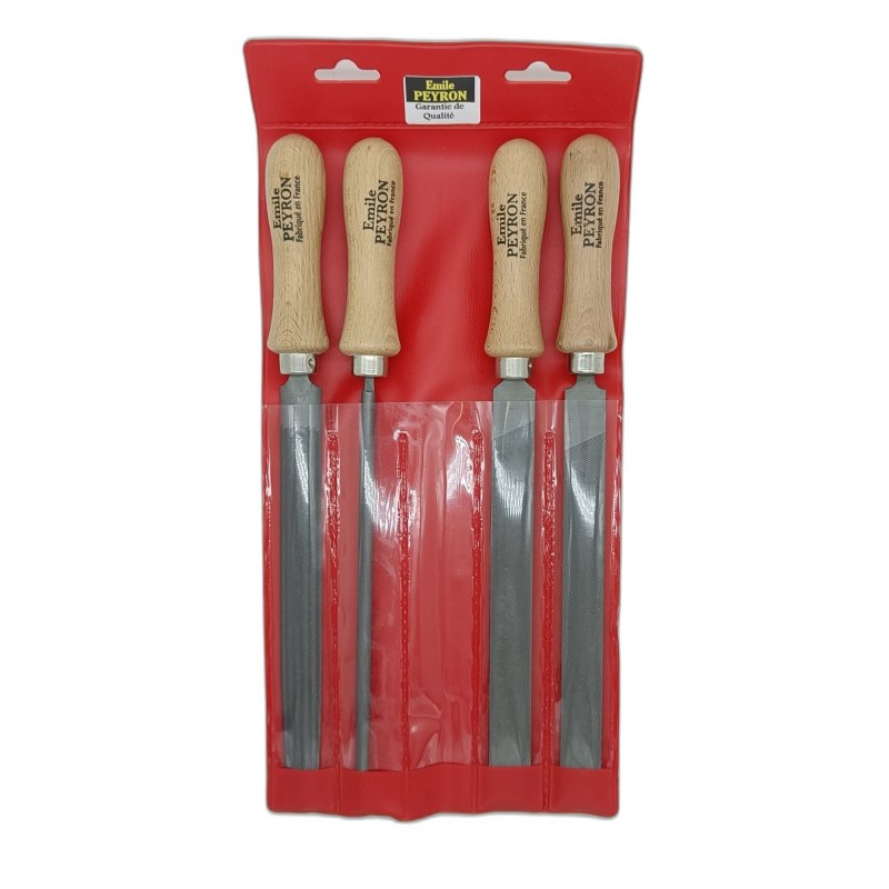 Jeu de 4 limes de 200 mm