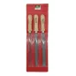 Jeu de 3 râpes à bois 200 mm moyenne piqûre emmanchées – Trousse de rangement Jeu de 3 râpes à bois 200 mm moyenne piqûre emmanchées – Trousse de rangement