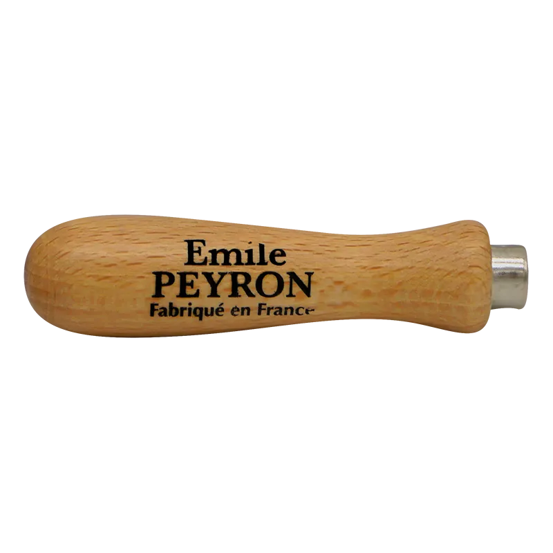 Manche de lime en bois 110 mm (grand modèle) - Virole acier Manche de lime en bois 110 mm (grand modèle) - Virole acier