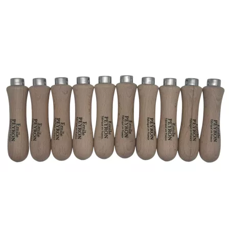 Lot de 10 manches de lime bois 110 mm | Émile Peyron