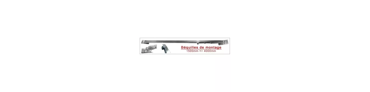 Béquilles de montage et étais de calage de charpente | Émile Peyron