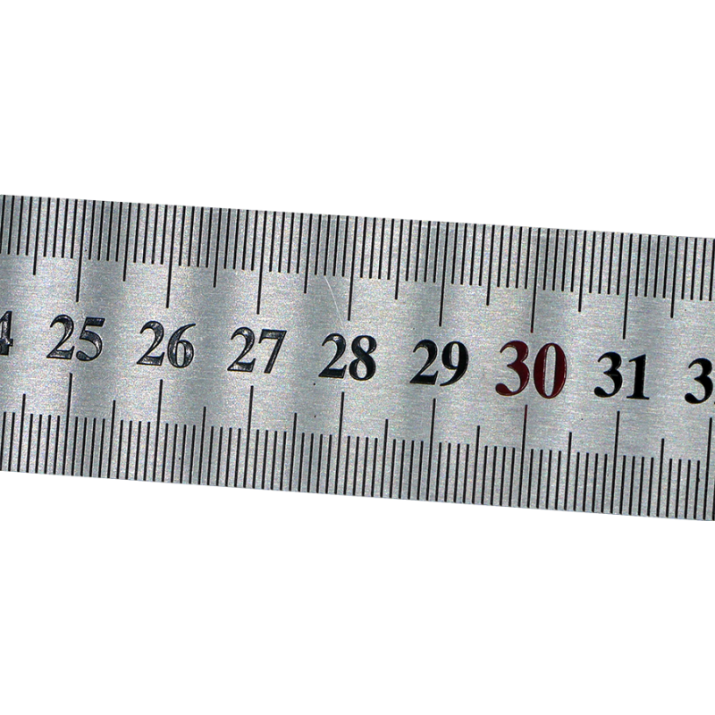 Réglet métal 30 cm